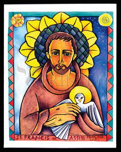 Canvas Print - St. Francis of Assisi by Br. Mickey McGrath, OSFS - Trinity Stores
