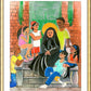 Wall Frame Gold, Matted - St. Frances Cabrini by Br. Mickey McGrath, OSFS - Trinity Stores