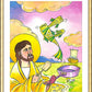 Wall Frame Gold, Matted - Jesus: Fish Fry With Friends by Br. Mickey McGrath, OSFS - Trinity Stores