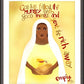 Wall Frame Espresso, Matted - Mary's Song - Fill the Hungry by Br. Mickey McGrath, OSFS - Trinity Stores