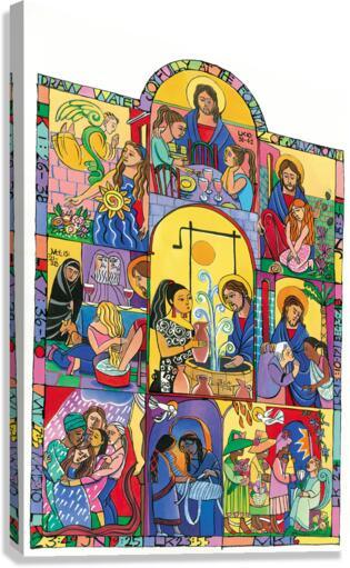 Canvas Print - Fountain of Wisdom by Br. Mickey McGrath, OSFS - Trinity Stores