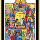 Wall Frame Gold, Matted - Fountain of Wisdom by Br. Mickey McGrath, OSFS - Trinity Stores