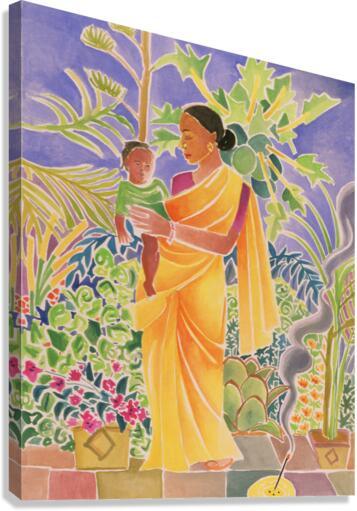 Canvas Print - Garden Madonna by Br. Mickey McGrath, OSFS - Trinity Stores