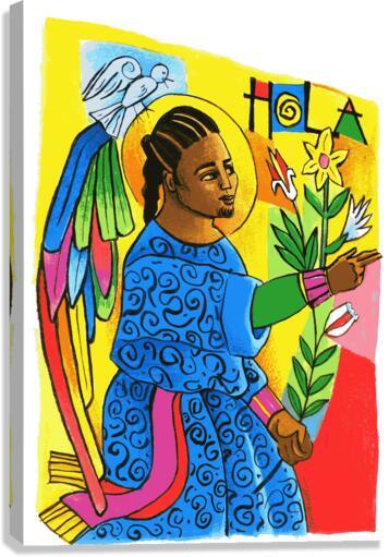Canvas Print - St. Gabriel Archangel by Br. Mickey McGrath, OSFS - Trinity Stores