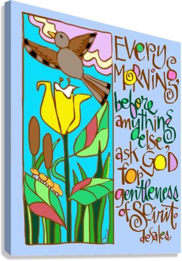 Canvas Print - Gentleness of Spirit by Br. Mickey McGrath, OSFS - Trinity Stores