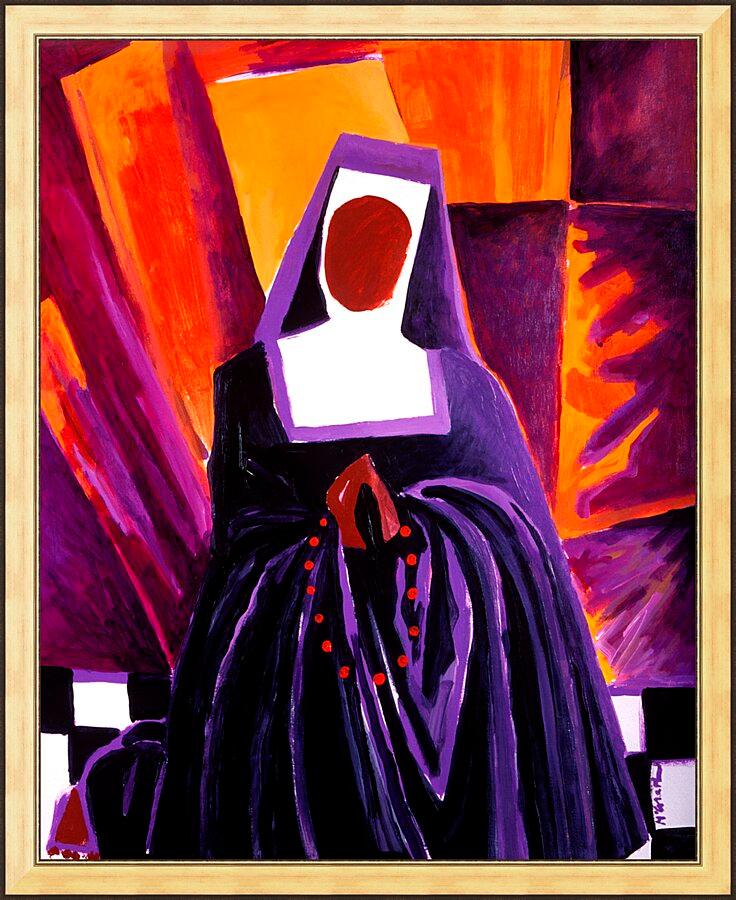 Wall Frame Gold - Sr. Thea Bowman: Give Me That Old Time Religion by Br. Mickey McGrath, OSFS - Trinity Stores