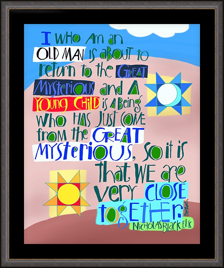 Wall Frame Espresso - Great Mysteries by M. McGrath