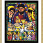 Wall Frame Gold, Matted - Gospel Feast by Br. Mickey McGrath, OSFS - Trinity Stores