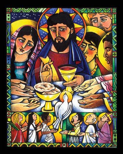 Acrylic Print - Gospel Feast by Br. Mickey McGrath, OSFS - Trinity Stores