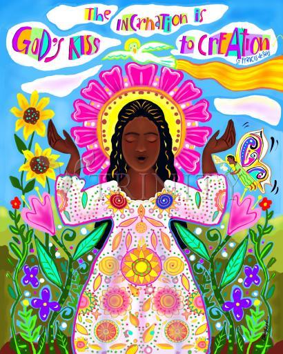 Canvas Print - God's Kiss by Br. Mickey McGrath, OSFS - Trinity Stores