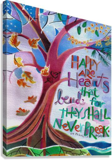 Canvas Print - Happy Are Hearts That Bend by Br. Mickey McGrath, OSFS - Trinity Stores