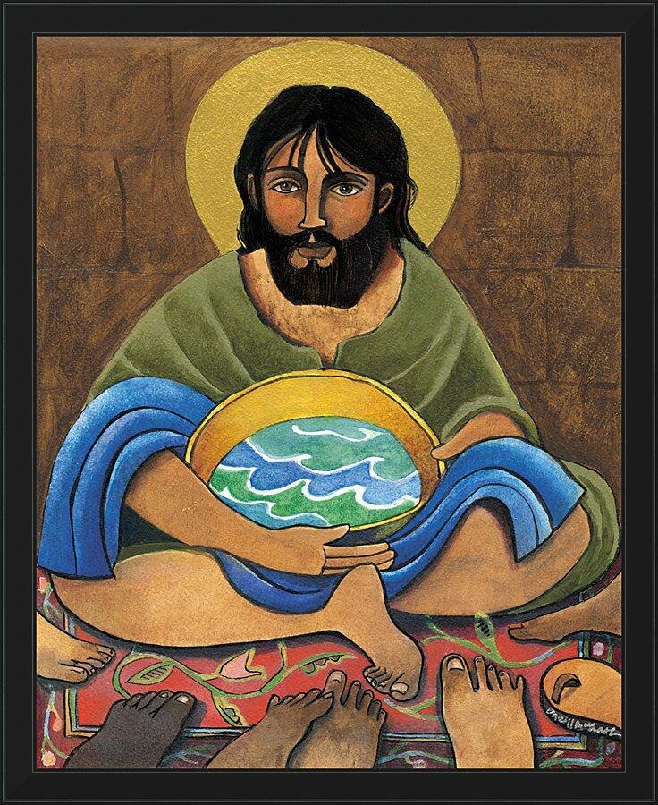 Wall Frame Black - High Priest by Br. Mickey McGrath, OSFS - Trinity Stores