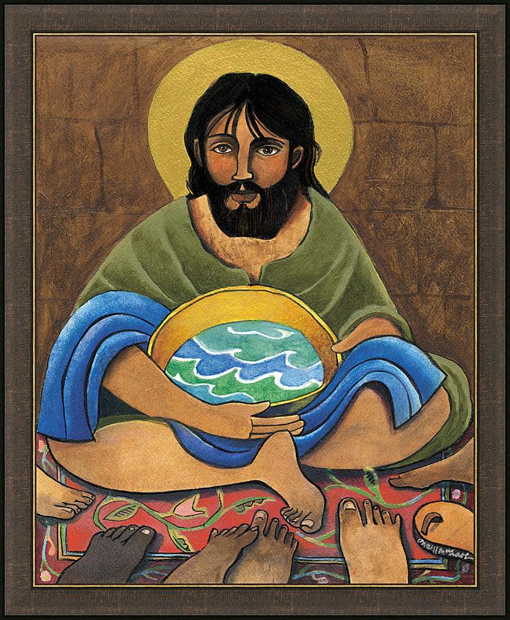Wall Frame Espresso - High Priest by Br. Mickey McGrath, OSFS - Trinity Stores