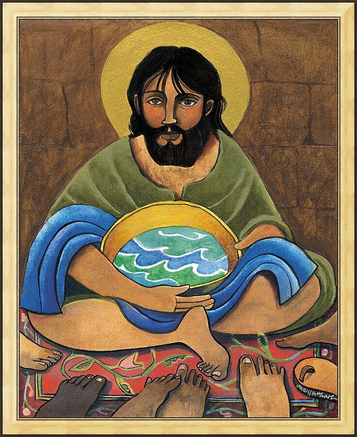 Wall Frame Gold - High Priest by Br. Mickey McGrath, OSFS - Trinity Stores