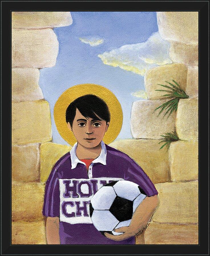 Wall Frame Black - Holy Child by Br. Mickey McGrath, OSFS - Trinity Stores