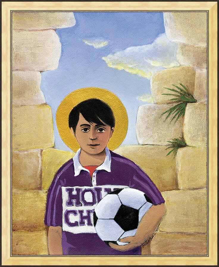 Wall Frame Gold - Holy Child by Br. Mickey McGrath, OSFS - Trinity Stores