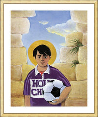 Wall Frame Gold - Holy Child by M. McGrath