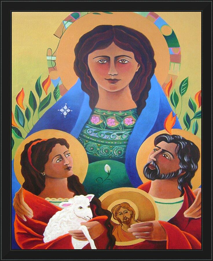 Wall Frame Black - Our Lady of Hope by Br. Mickey McGrath, OSFS - Trinity Stores