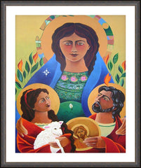 Wall Frame Espresso - Our Lady of Hope by M. McGrath
