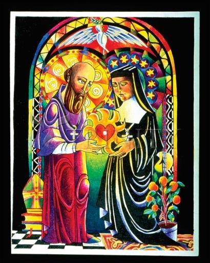 Acrylic Print - One Heart, One Soul by Br. Mickey McGrath, OSFS - Trinity Stores