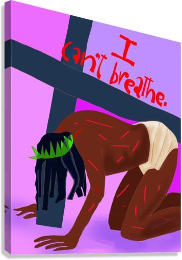 Canvas Print - I Can't Breathe by Br. Mickey McGrath, OSFS - Trinity Stores