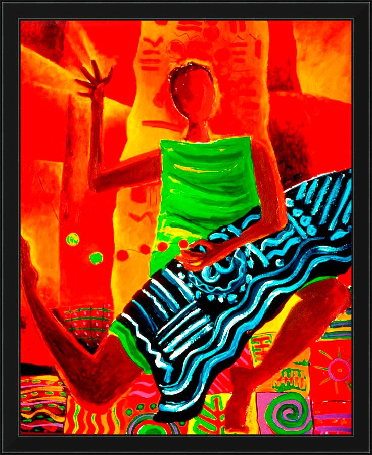 Wall Frame Black - Sr. Thea Bowman: I'll Fly Away by Br. Mickey McGrath, OSFS - Trinity Stores