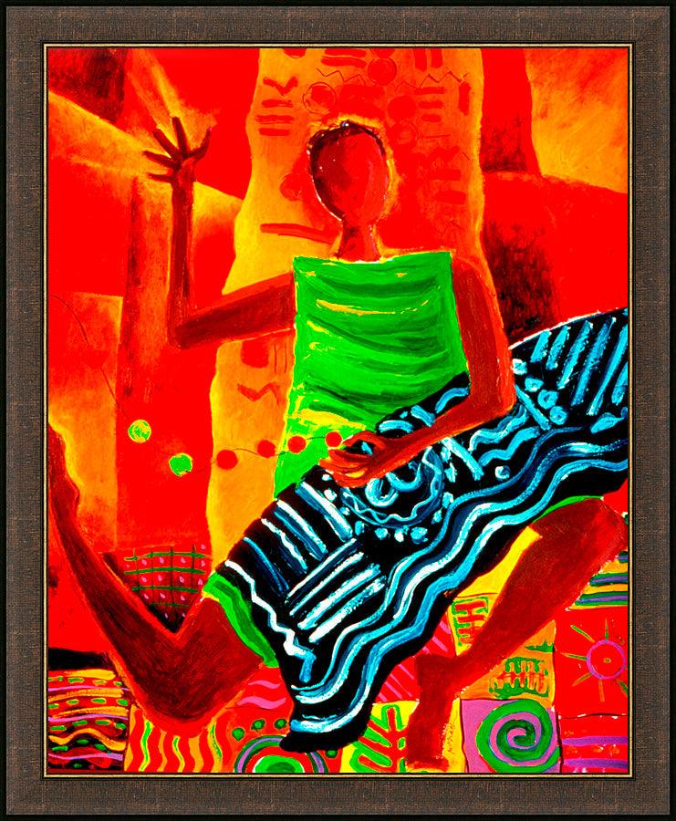 Wall Frame Espresso - Sr. Thea Bowman: I'll Fly Away by Br. Mickey McGrath, OSFS - Trinity Stores