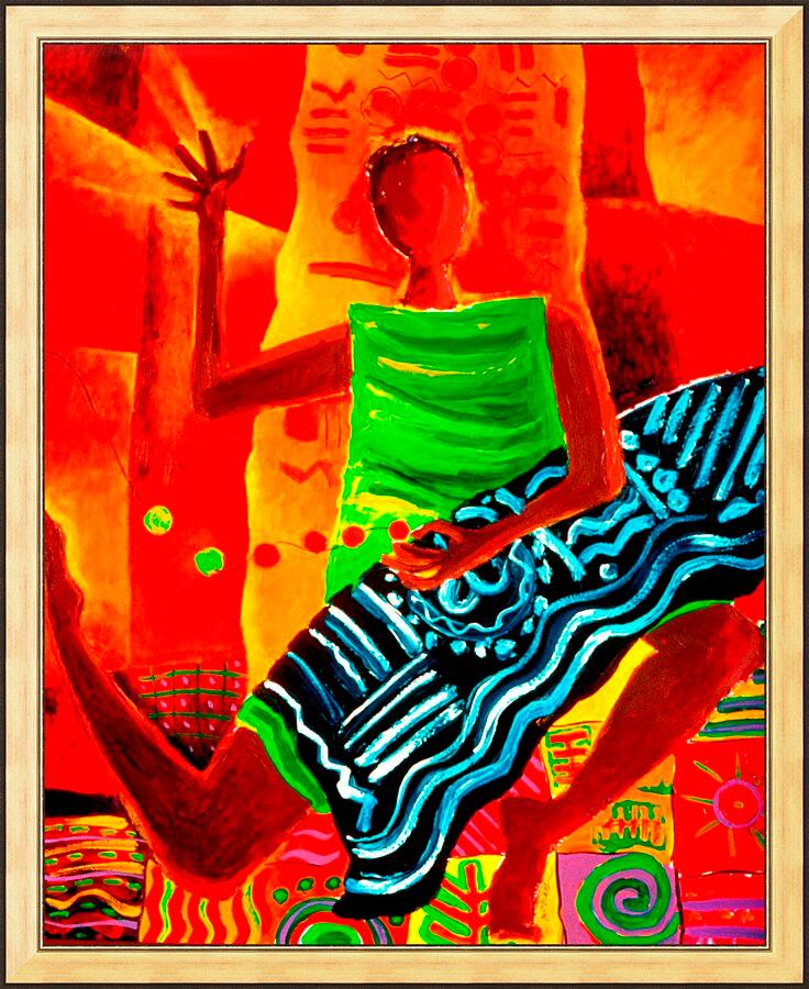 Wall Frame Gold - Sr. Thea Bowman: I'll Fly Away by Br. Mickey McGrath, OSFS - Trinity Stores