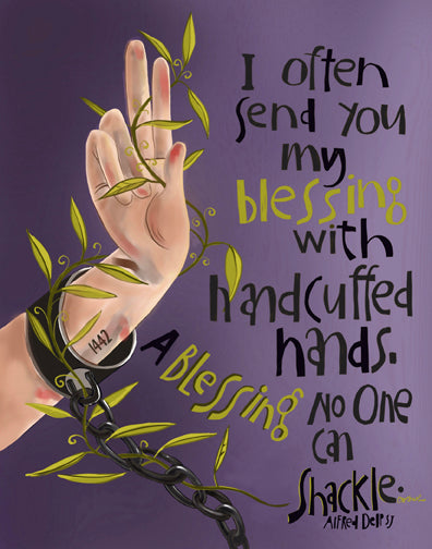 I Often Send You My Blessing - Metal Print