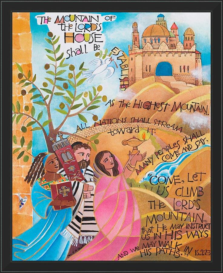 Wall Frame Black - In Our Time by Br. Mickey McGrath, OSFS - Trinity Stores