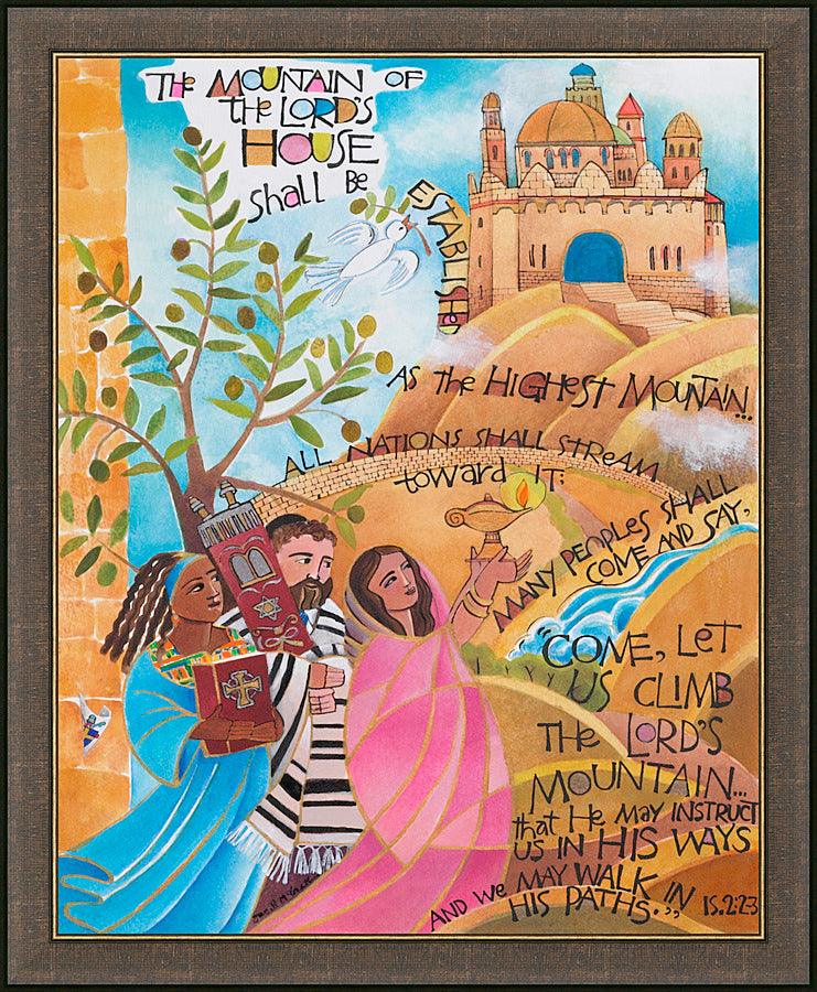 Wall Frame Espresso - In Our Time by Br. Mickey McGrath, OSFS - Trinity Stores