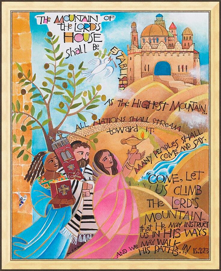 Wall Frame Gold - In Our Time by Br. Mickey McGrath, OSFS - Trinity Stores