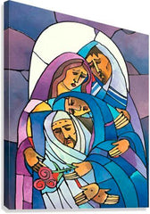 Canvas Print - Stations of the Cross - 14 Body of Jesus is Laid in the Tomb by M. McGrath