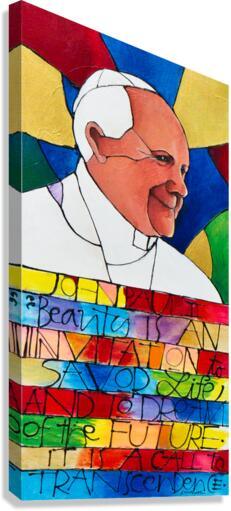 Canvas Print - St. John Paul II by Br. Mickey McGrath, OSFS - Trinity Stores
