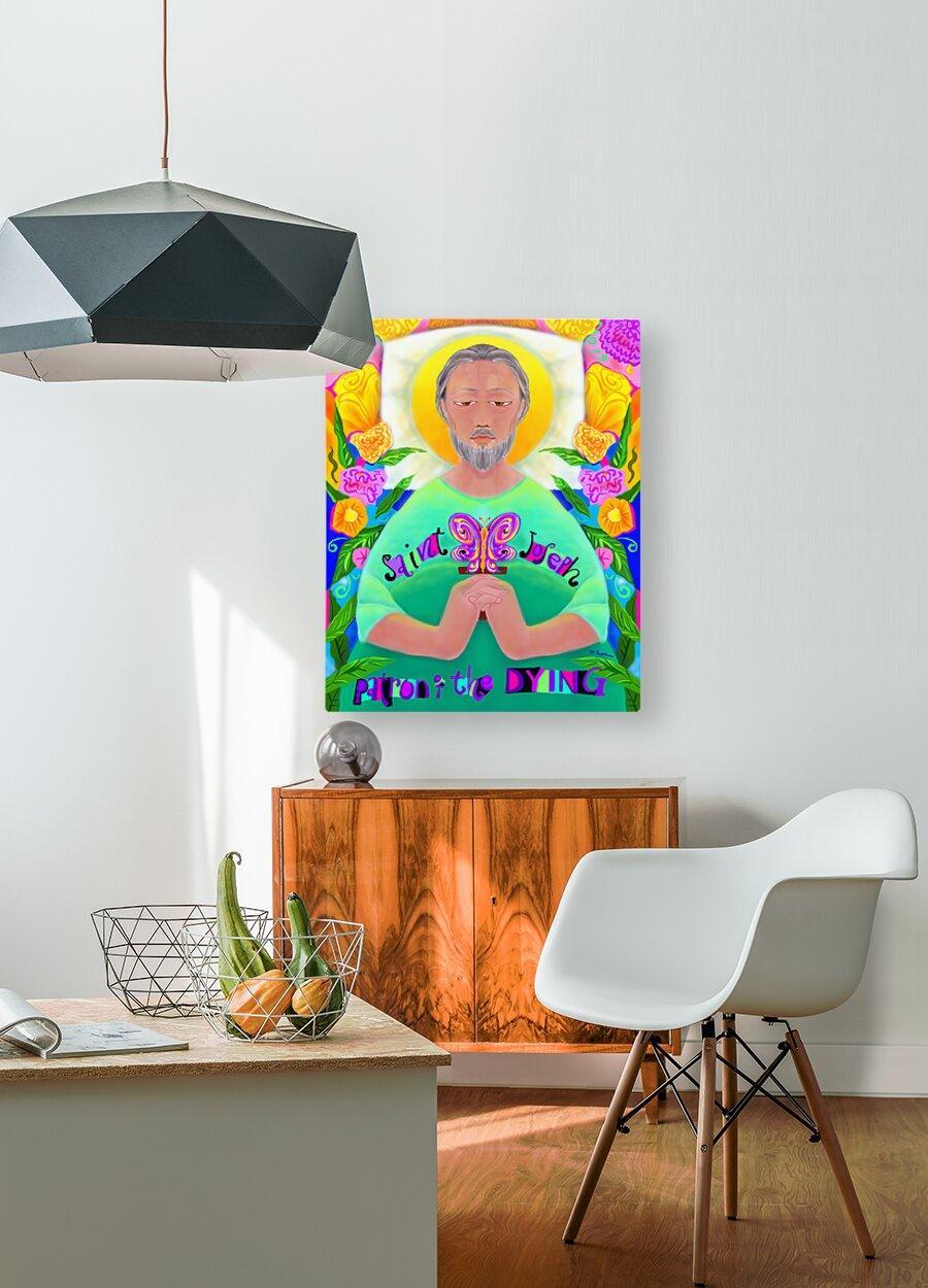 Acrylic Print - St. Joseph Patron of the Dying by Br. Mickey McGrath, OSFS - Trinity Stores