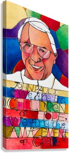 Canvas Print - Pope John Paul I by Br. Mickey McGrath, OSFS - Trinity Stores