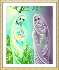 Wall Frame Gold - Jesus with Mary Magdalene by M. McGrath