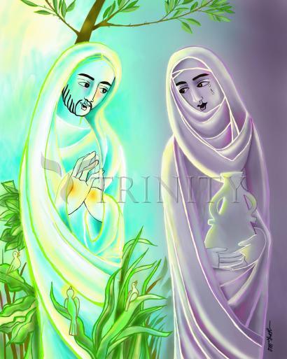 Acrylic Print - Jesus with Mary Magdalene by Br. Mickey McGrath, OSFS - Trinity Stores