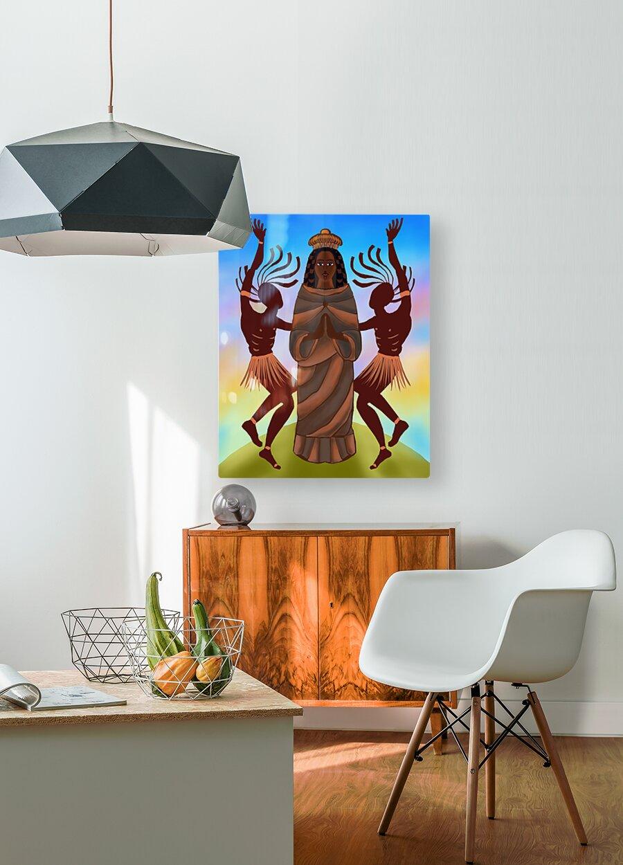 Acrylic Print - Kongo Madonna by Br. Mickey McGrath, OSFS - Trinity Stores