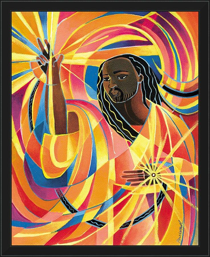 Wall Frame Black - Lord of the Dance by Br. Mickey McGrath, OSFS - Trinity Stores
