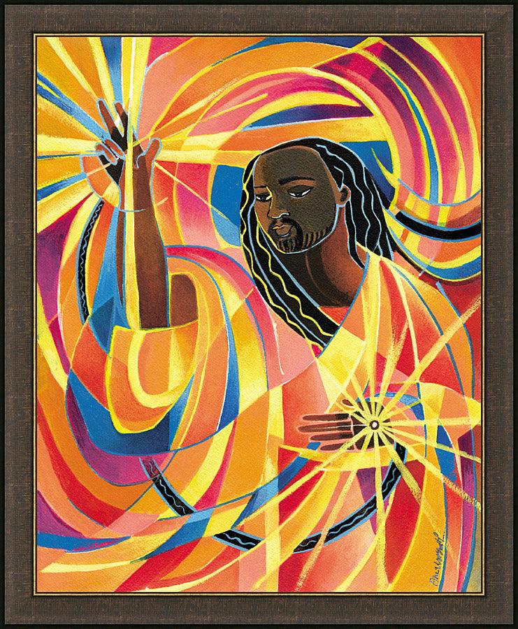 Wall Frame Espresso - Lord of the Dance by Br. Mickey McGrath, OSFS - Trinity Stores