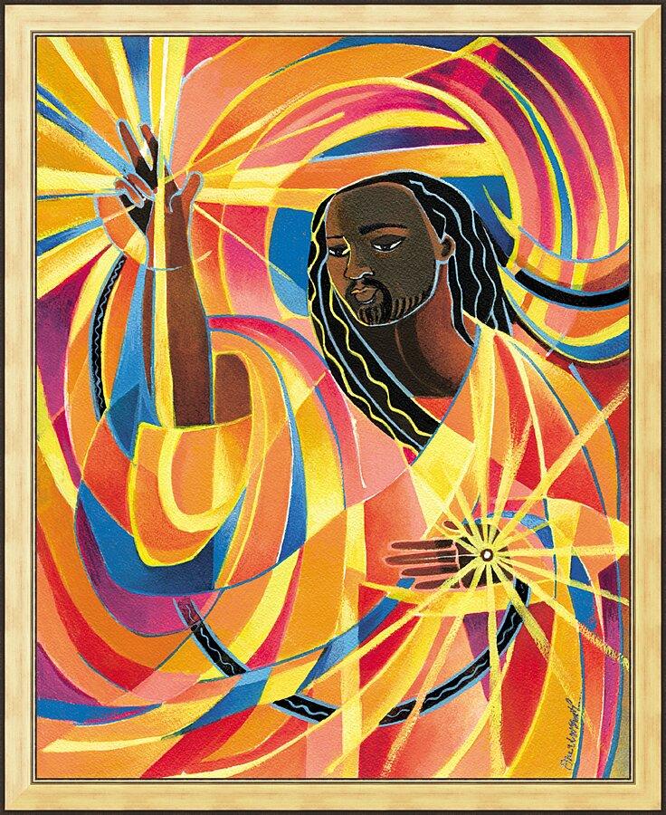 Wall Frame Gold - Lord of the Dance by Br. Mickey McGrath, OSFS - Trinity Stores
