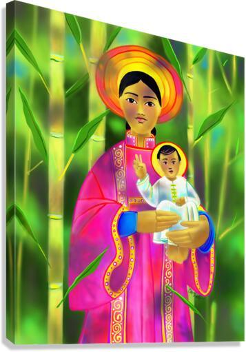 Canvas Print - Our Lady of La Vang by Br. Mickey McGrath, OSFS - Trinity Stores