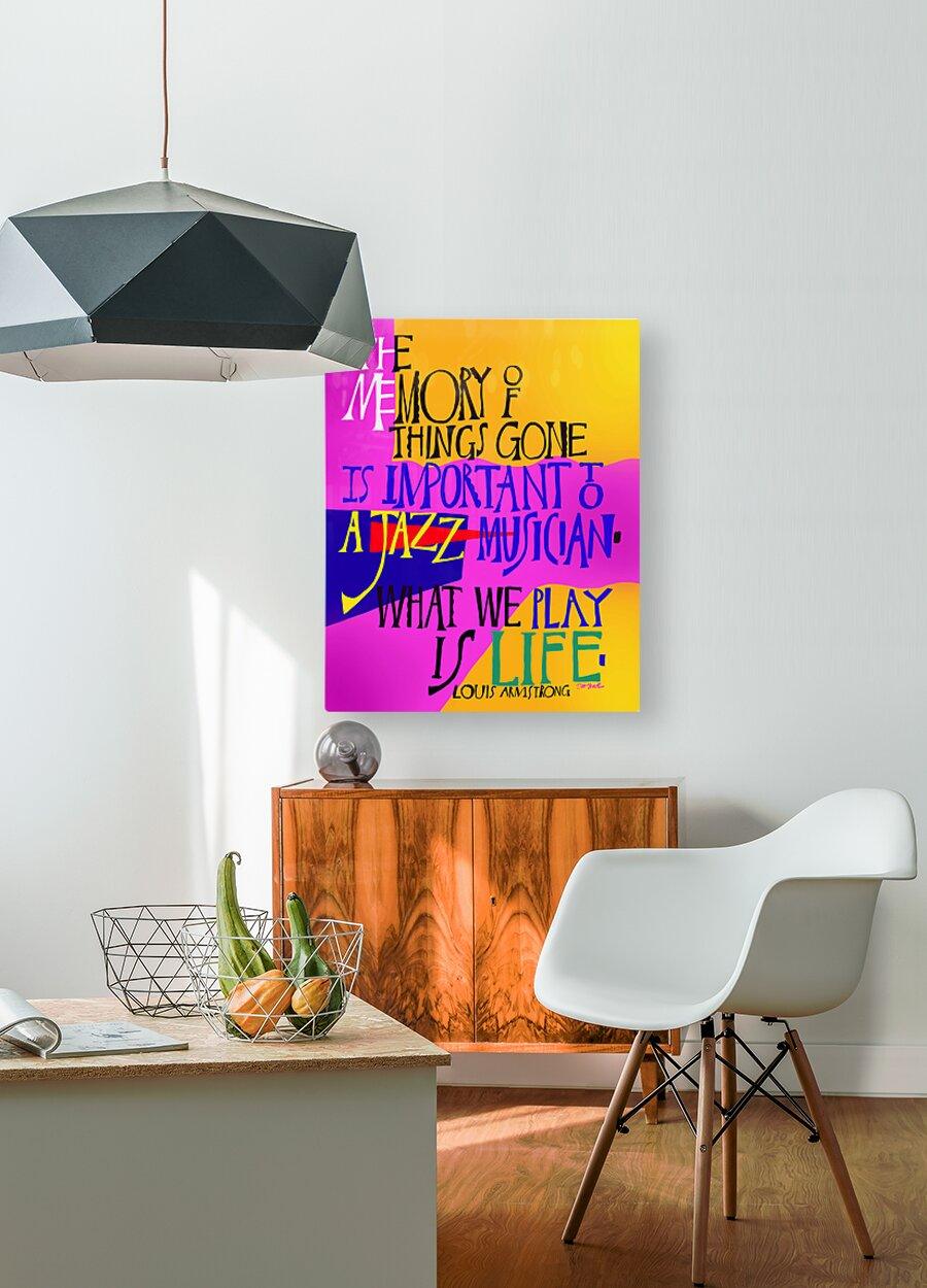 Acrylic Print - Louis Armstrong by Br. Mickey McGrath, OSFS - Trinity Stores