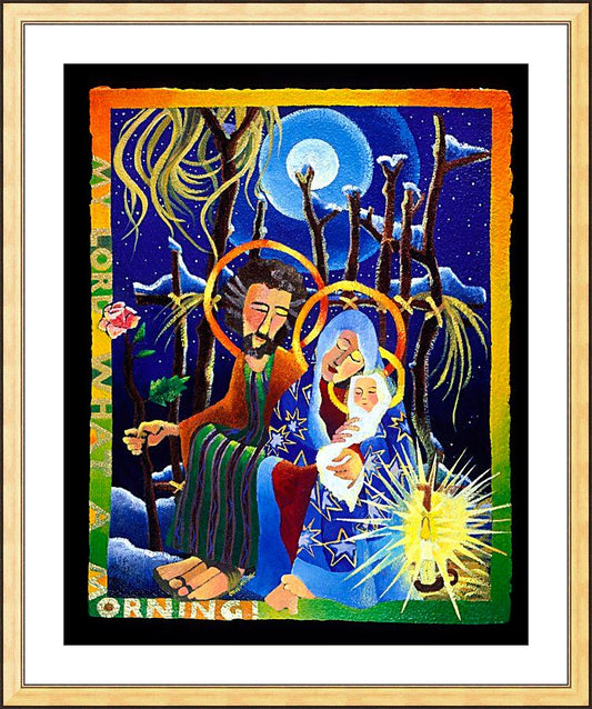 Wall Frame Gold, Matted - My Lord What A Morning by Br. Mickey McGrath, OSFS - Trinity Stores