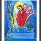 Wall Frame Espresso, Matted - St. Lazarus by Br. Mickey McGrath, OSFS - Trinity Stores