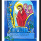 Wall Frame Black, Matted - St. Lazarus by Br. Mickey McGrath, OSFS - Trinity Stores