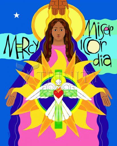 Canvas Print - Mother of Mercy by Br. Mickey McGrath, OSFS - Trinity Stores