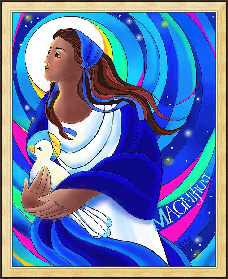Wall Frame Gold - Magnificat by Br. Mickey McGrath, OSFS - Trinity Stores