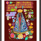 Wall Frame Espresso, Matted - Mary, Health of the Sick by Br. Mickey McGrath, OSFS - Trinity Stores